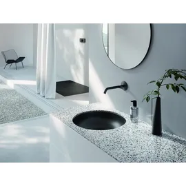 Bette BetteBalance Unterbauwaschtisch, 475mm, glasierter Titan-Stahl, A246-422, Farbe: Beige