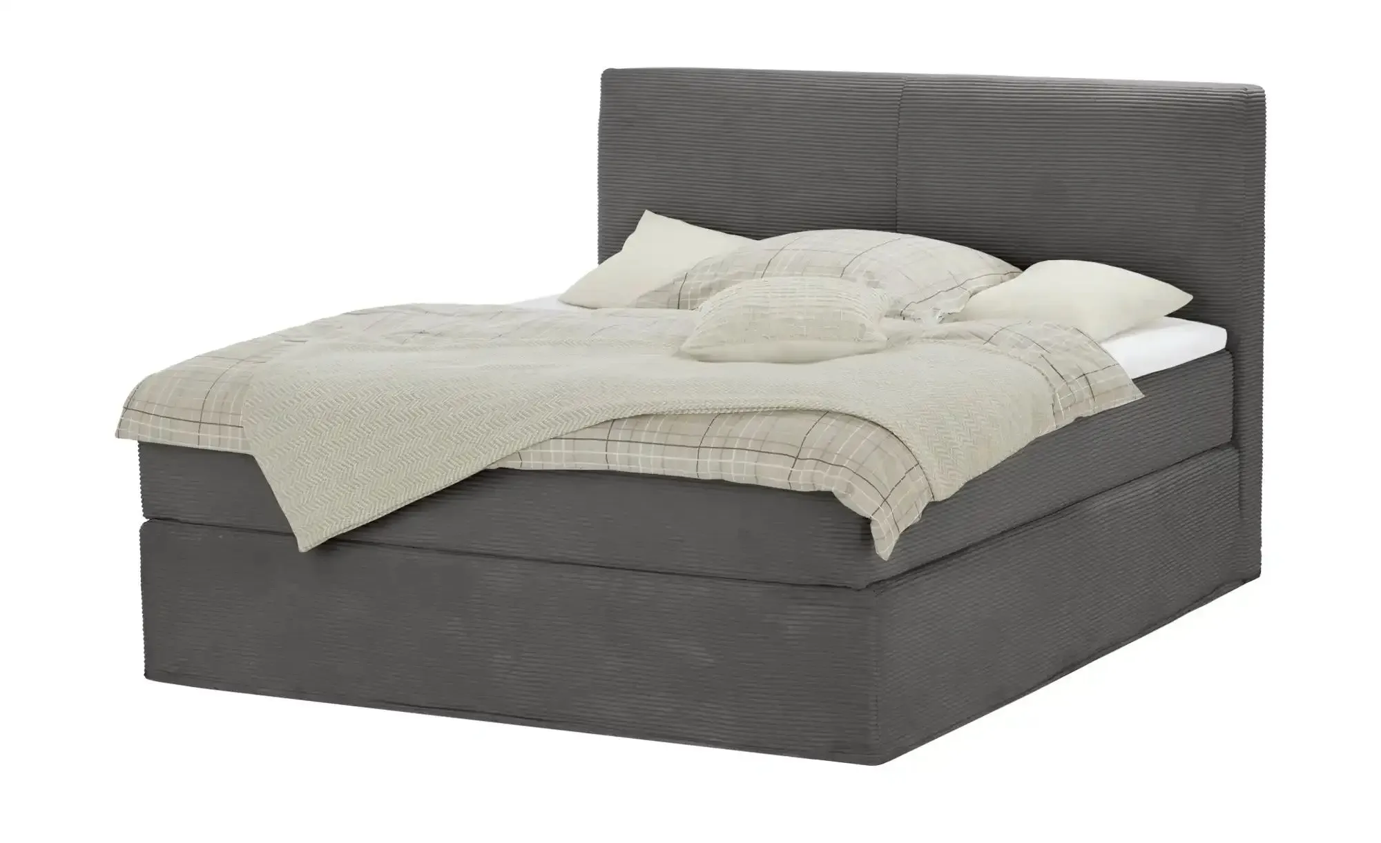 Boxi Boxspringbett  Boxi Classic , grau , Maße (cm): B: 180 H: 125