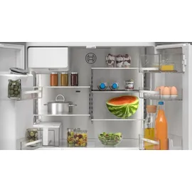 Bosch KFI96AXEA Serie 6 French Door (574 l, 1830 mm hoch, Schwarz)