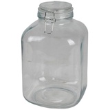 Buri XXL Drahtbügelglas 4,8L Vorratsglas Einmachglas Gurkenglas Rumtopf Bowleglas