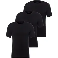 Boss 3P Bamboo RN T-Shirt schwarz Bambus Medium Herren,