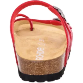 ROHDE Damen Zehentrenner Pantolette Alba 5594, Größe:38 EU, Farbe:Rot