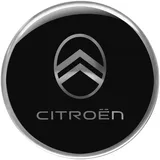 4R Quattroerre.it Citroen 3D New Logo Aufkleber, Schwarz, 52 mm