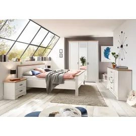 SchlafKONTOR Nachtschrank Jasmin II 64 x 41 x 54 cm Braun