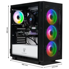 Ankermann Gaming-PC V3 AMD Ryzen 5 5500 16 GB RAM 1 TB SSD GeForce RTX 3050 Windows 11