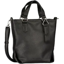 Tom Tailor Umhängetasche Olive Zip Shopper S Black