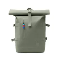 GOT BAG Rucksack Rolltop aus Ocean Impact Plastic | Laptop Rucksack wasserdicht mit Herausnehmbarer 15“ Laptoptasche | 31 Liter Füllvolumen Rollrucksack (bass)