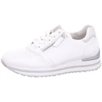 Gabor Sneaker Low Damen Weiß/Silber Weite H 38