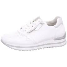 Gabor Sneaker Low Damen Weiß/Silber Weite H 38