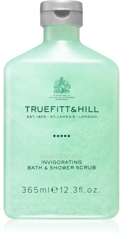 Truefitt & Hill Skin Control Invigorating Bath & Shower Scrub Peeling für Gesicht und Körper für Herren 365 ml