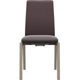 Stressless® Polsterstuhl Laurel, Low Back, Größe M, mit abgerundeten Beinen in Eiche gekalkt gelb