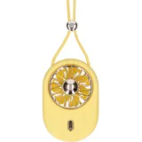 180° Faltbarer Nackenventilator, Verstellbares Kabel, Abnehmbares Gitter, 3 Geschwindigkeitsstufen (tragbar)