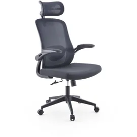 MyBuero Vertuflex Stoff Schwarz