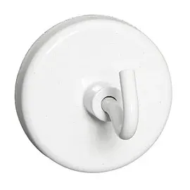 Maul Magnete weiß, Metall Ø 3,6 x 3,7 cm, 5 St.