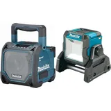 Makita DMR202 Bluetooth-Lautsprecher & ML003G LED-Baustrahler 18V-40V max.