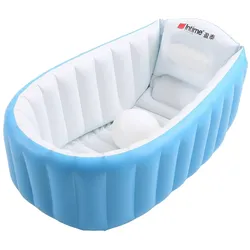 Aufblasbare Badewanne für Babys - Blau