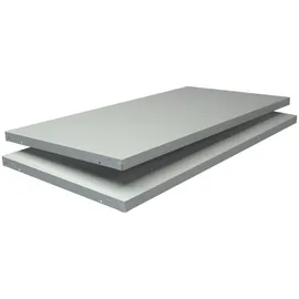 SCHULTE Regalwelt Grundregal Kunststoff/Metall 200x100x50 cm weiß 5 Böden
