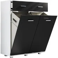 VCM Holz Wäscheschrank Wäschetruhe Wäschebox Wäschekorb Maße ca. H