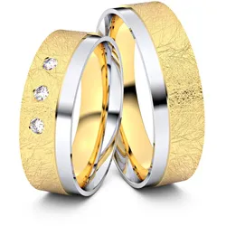 Trauringe Stuttgart 585er Gelb-/Weiflgold - 3866