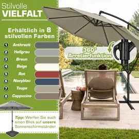 tillvex Ø 350 cm Braun