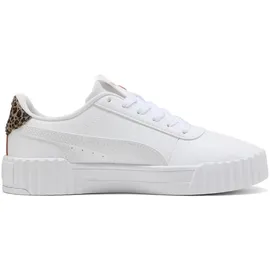 Puma Carina 3.0 Animal Flair Damen Weiß/Grau/Gold 38,5