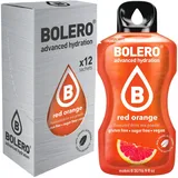 (165,28€/kg) 12 Sticks Bolero Blutorange Orange Pulver Getränkepulver zuckerfrei