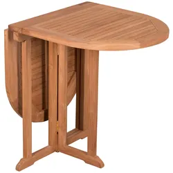 deVries Balkontisch - 120x60x75cm - naturfarben - Holz