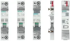 Siemens 7KN1110-0XC02 Bundle 2 bestehend aus 1 Stück 7KN1110-0MC00 plus 2 Stück 5SL60167MC plus 1 Stück 5ST30620MC plus 1 Stück 5SV13167KK16 7KN11100XC02