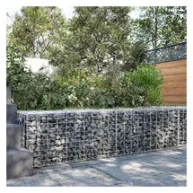 vidaXL Gabione mit Deckel 200 x 50 x 50 cm