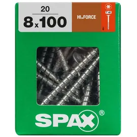 SPAX Tellerkopf Holzschraube Ø 8 mm x 100 mm 20 Stück