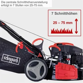 SCHEPPACH Benzin Rasenmäher MS225-53E VS 6PS Vario-Antrieb Hybrid-Start