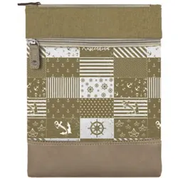 Canvas Crossbag 075 (Rechtecke sand)