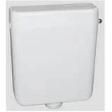 Sanit Spülkasten 937 (6L) tiefhängend, mit Start-Stopp-Technik, Farbe weiß-alpin, mit Eckventil G 1/2, Anschlussröhrchen verchromt + Kupferrohr für Hinterwandanschluss) 91.701.01..0000