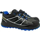 Power Safe Sicherheitshalbschuh TOBI S1P schwarz-blau-gelb