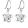 Elli Ohrhänger Frangipani Blüte weiß 925 Silber onesize