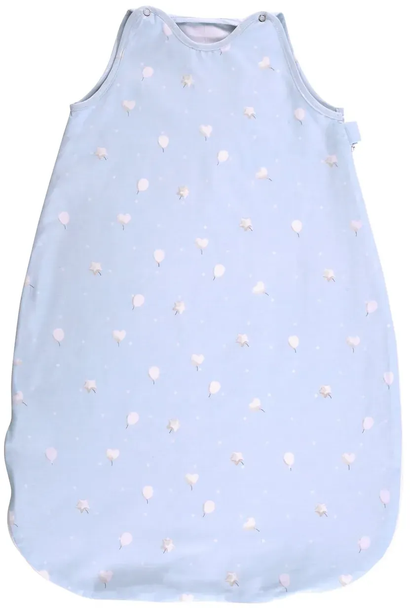 Lorelli Baby-Sommerschlafsack Summer, Länge 100 cm Breite 50 cm, 100% Baumwolle hellblau