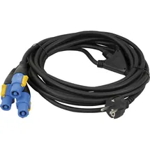 DAP AUDIO Showtec Schuko auf Powercon 3-Wege-Splitter