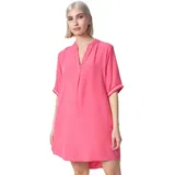 pm selected Damen Longbluse Leichtes Longshirt Bluse mit Bündchen & Galonstreifen in Einheitsgröße PM23