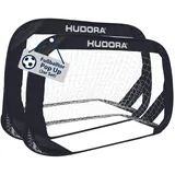 Hudora Fussballtore Pop Up schwarz - 2 Tore