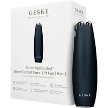 geske | SmartAppGuidedTM MicroCurrent Face-Lift Pen | 6 in 1 | Skincare Tool mit Mikrostrom | Anti Aging Device | Gesichtsstraffung | Junge Haut ohne Falten | Gerät für das Gesicht