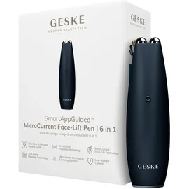 geske | SmartAppGuidedTM MicroCurrent Face-Lift Pen | 6 in 1 | Skincare Tool mit Mikrostrom | Anti Aging Device | Gesichtsstraffung | Junge Haut ohne Falten | Gerät für das Gesicht