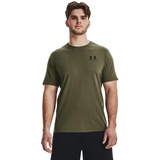 Under Armour Herren Sportstyle Links Brust Kurzarm T-Shirt, grün, M