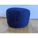 Zen Man Yogakissen, Meditationskissen, Sitzkissen Blau D30H18cm