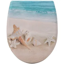 Woltu WC-Sitz mit Absenkautomatik Sandstrand