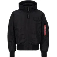 Alpha Industries MA-1 ZH Back Print schwarz / weiß M