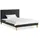 Homestyle4u Polsterbett 140x200 cm mit Lattenrost Doppelbett Samt Anthrazit 2621