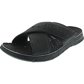 Bugatti man Herren Slipper, Männer Slipper, Mokassins,Freizeit,Slip-ons,freitzeitschuhe,offener einschlupf,maennlich,Men's,Black (1000),42 EU/EU UK - 42
