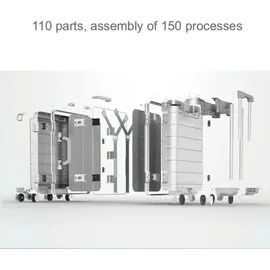 Xiaomi Mi Metal 4-Rollen Cabin 55 cm / 31 l silber