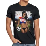 style3 T-Shirt WM 2026 Soccer Girl Fußball Weltmeisterschaft Trikot sexy fanartikel schwarz XXXL