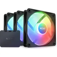 NZXT F120 RGB Core Gehäuselüfter 120mm, Schwarz 3er Pack,